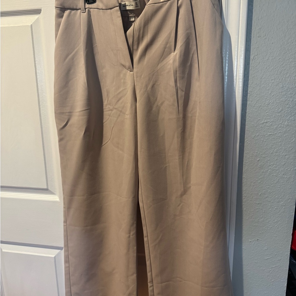 Abercrombie and Fitch. With tags. Wide leg ultra high rise “curve love”